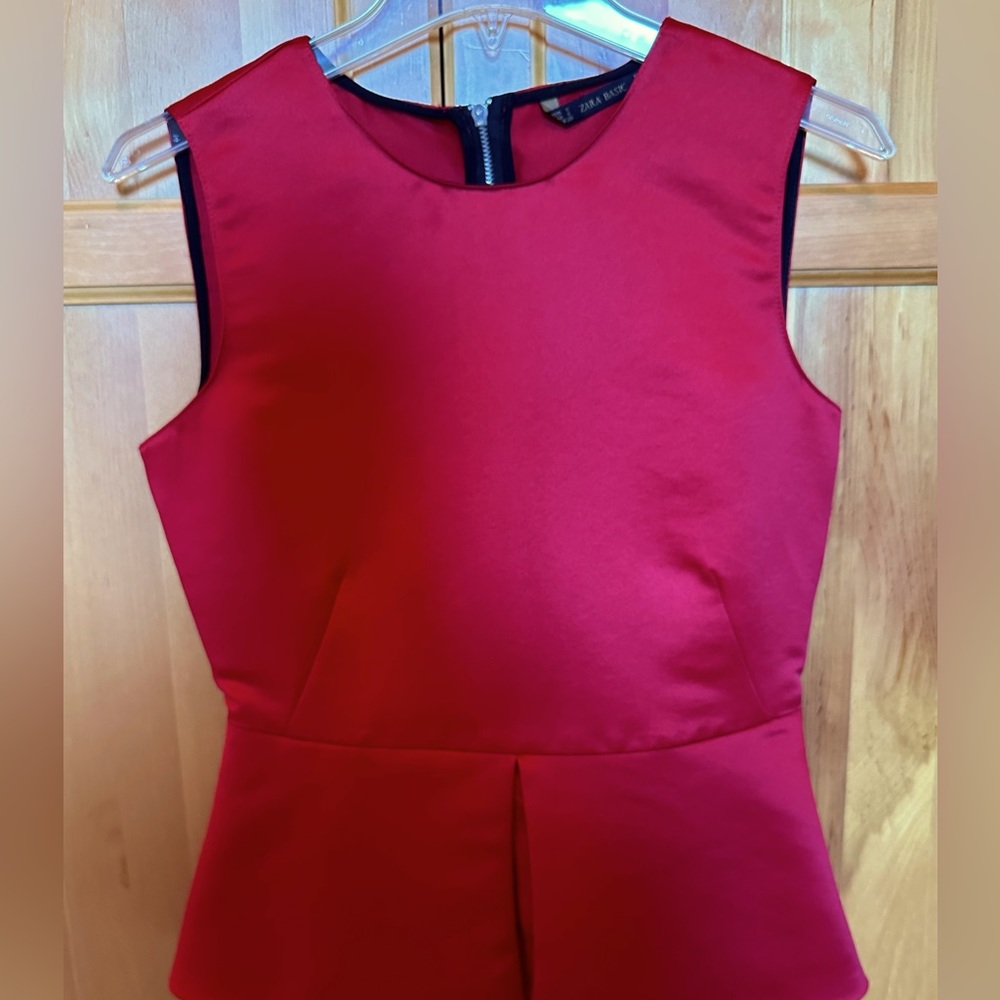 Zara peplum top